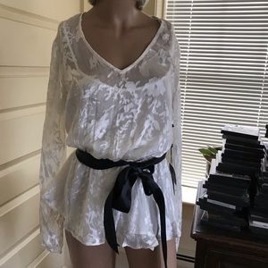 NFS Adrianna Pappell Romantic Dress Blouse